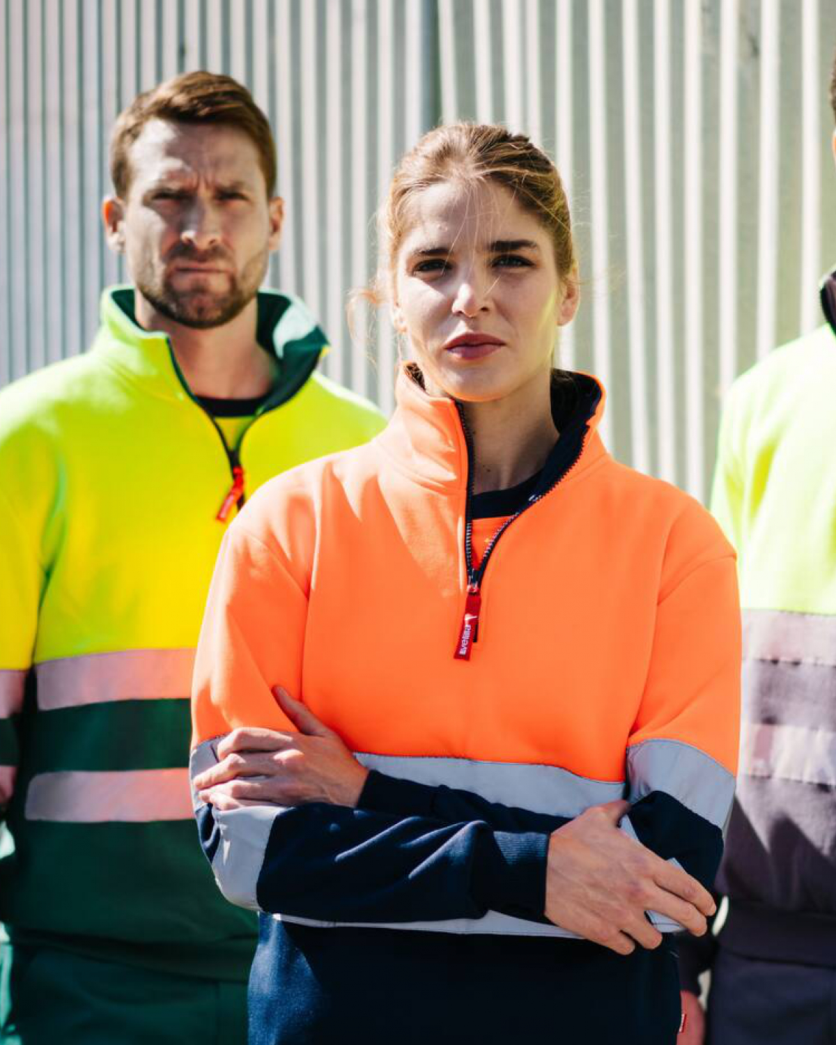 VELILLA 305701 Sweat Haute Visibilité Bicolore Avec Fermeture